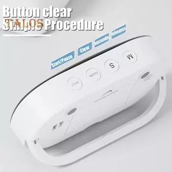 Цифровой таймер, большой, простой в настройке, светодиодный дисплей, универсальный магнитный таймер для чтения для задач, работы, учебы, кухни, приготовления пищи белый