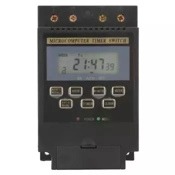 Цифровой таймер-контроллер KG316T, микрокомпьютер, программируемый таймер-переключатель, переменный ток 220 В, 25 А