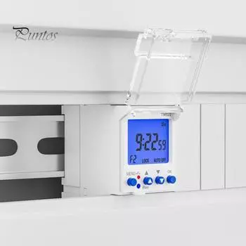 Цифровой таймер, простая настройка, многофункциональный двухканальный программируемый интервальный таймер с двумя независимыми релейными выходами 85 265V