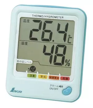 Цифровой термогигрометр Shinwa Sokutei Aqua Blue 73054 D-1