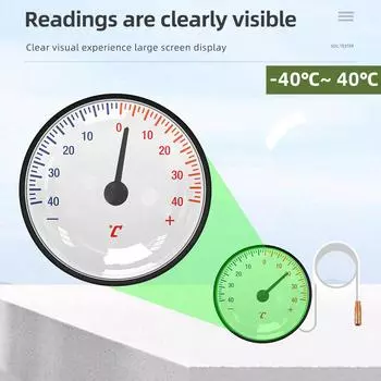 Цифровой термометр -40~40 /10-120 Термометр жидкостного расширения со встроенным зондом для транспортировки в холодильной цепи