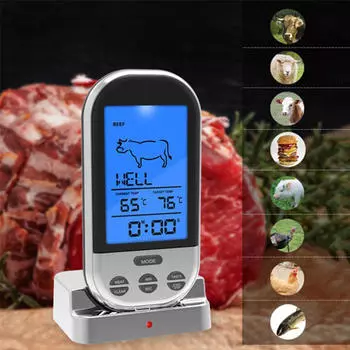Цифровой термометр для мяса Точная еда для барбекю-печи