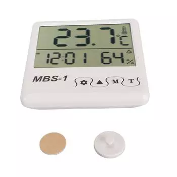 Цифровой термометр для помещений, гигрометр, настенные электронные часы для офиса, Gre