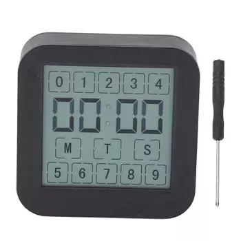 Цифровой термометр-гигрометр с таймером обратного отсчета и режимом часов. ЖК-дисплей с подсветкой. Температура