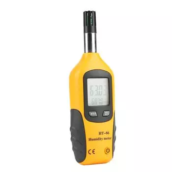 Цифровой термометр-гигрометр с влажным шариком, измеритель температуры точки росы