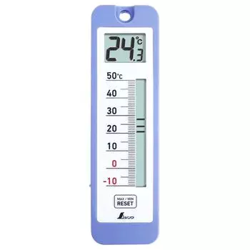 Цифровой термометр Shinwa Sokutei водонепроницаемый 73043 D-10 Максимум/Минимум синий