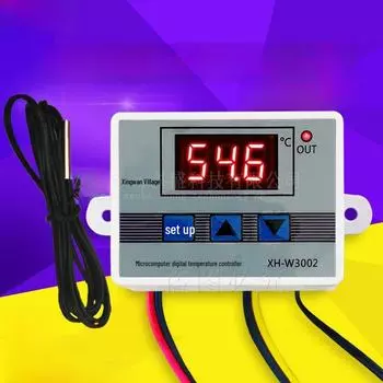 Цифровой термостат-регулятор температуры с дисплеем XH-W3002 12V/120W