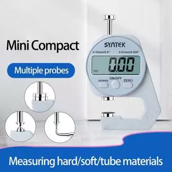 Цифровой толщиномер, высокоточный преобразователь единиц измерения, операция быстрого измерения, измерительный прибор для измерения толщины, инструмент для дома B