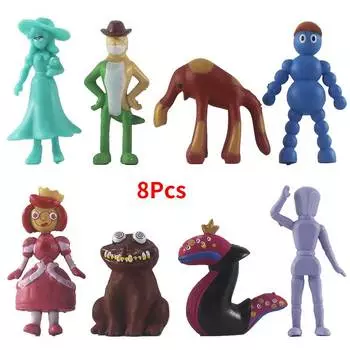 Цифровой Удивительный Модель Цирка Игрушки Фигурка Классические Декоративные Элементы 8Pcs