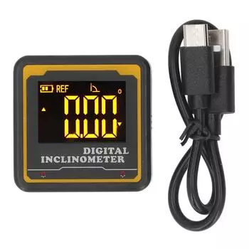 Цифровой угломер IP54 Водонепроницаемый Подсветка Магнитное основание Электронный уровень Угловой искатель