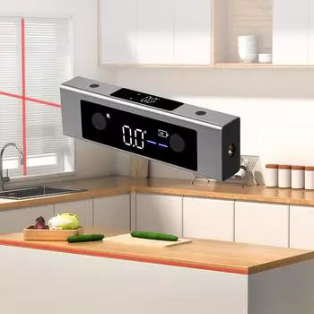 Цифровой угломер, Перезаряжаемый цифровой угломер, Инструменты и аксессуары для обработки древесины, Куб Rangefinder only & Single серебряный