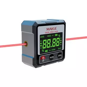 Цифровой угломер с магнитной базой на четыре стороны, магнитный искатель угла для строительства и инженерии Angle Protractor