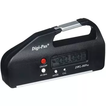 Цифровой уровень карманного типа 100 мм DWL80Pro Digi-Pas 0,05° чёрный