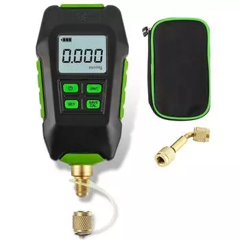 Цифровой вакуумметр 0-10000 Па 7/16 дюймов 20UNF интерфейс с подсветкой дисплея вакуумметр микрометр для Atmo