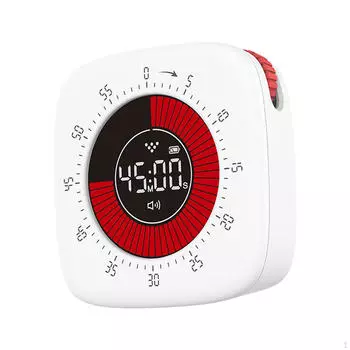 Цифровой визуальный таймер для кухни, 4 режима будильника, инструмент для управления временем, обратный отсчет для дома синий