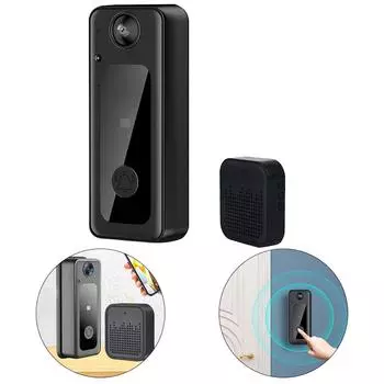 Цифровой визуальный умный дверной звонок Электронный швейцар Домашняя безопасность