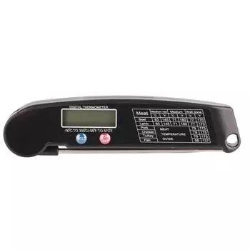 Цифровой ЖК-термометр для мяса с складным зондом для кухни, приготовления пищи, барбекю, гриля, тестер температуры