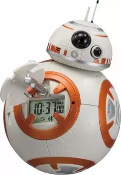 Цифровые часы-будильник Star Wars с голосом и действием Orange Rhythm 8RDA74MC03 BB-8 (РИТМ)