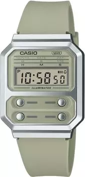 Цифровые часы Reprint Design Overseas Model Light Moss Green Urethane Band [Casio] A100WEF-3A Mens [Товар]