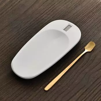 Цифровые карманные мини-весы Многофункциональный инструмент для взвешивания ювелирных изделий и чая Бытовые белый