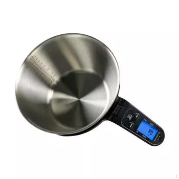 Цифровые кухонные весы 1G точность водонепроницаемые многофункциональные пищевые с мерной миской и чашкой чёрный