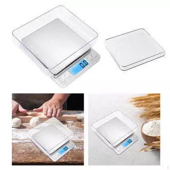 Цифровые кухонные весы пищевые электронные мини для выпечки кафе магазина домашнего хозяйства Battery Type