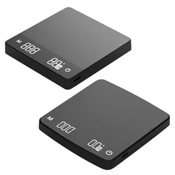 Цифровые кухонные весы с таймером, капельные весы для эспрессо 2/3 кг/0,1 г, портативные весы для кофе с высокой степенью подзарядки