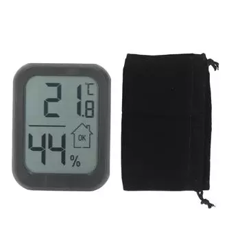 Цифровые мониторы температуры и влажности HD-мониторинг в реальном времени Точный внутренний гигротермограф f