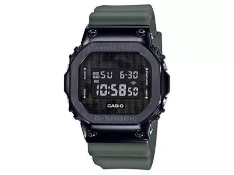 Цифровые мужские часы Casio G-SHOCK GM-5600B-3JF с безелем из нержавеющей стали, НОВИНКА