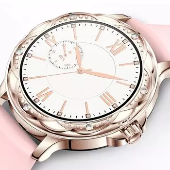 Цифровые наручные умные часы для женщин Bluetooth 5.2, фитнес-звонки, женский физиологический цикл, спортивные водонепроницаемые умные часы для телефона With Original Box