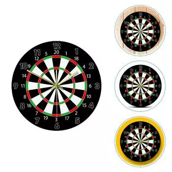 Цифровые настенные часы Darts Vintage Decor Украшают настенные декоративные офисные беззвучные 30x30cm чёрный