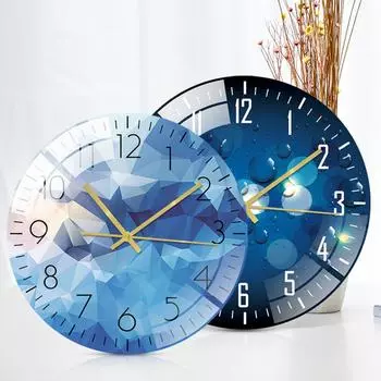 Цифровые настенные часы для гостиной, акриловые немые креативные часы разноцветный