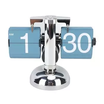 Цифровые откидные часы в европейском стиле в стиле ретро из нержавеющей стали 304 с автоматическим механическим цифровым откидным столом
