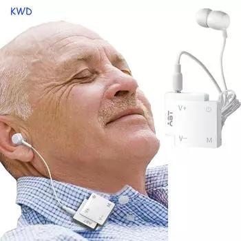 Цифровые слуховые аппараты для глухих, удобный голосовой усилитель звука, карманный слуховой аппарат, Audiphone