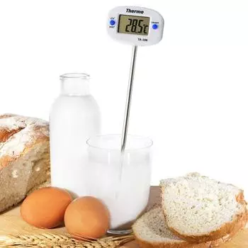 Цифровые термометры Пищевой зонд Измерение температуры мяса и молока на кухне для барбекю