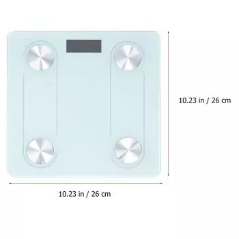 Цифровые умные весы для ванной комнаты, светодиодный дисплей, прочное закаленное стекло, точная информация о весе, домашние электронные