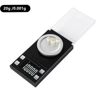 Цифровые ювелирные весы Баланс Граммовые весы 0,01 г 20 г/50 г/100 г Высокоточные Золотые Мини карманные весы Инструмент для взвешивания лекарственных трав