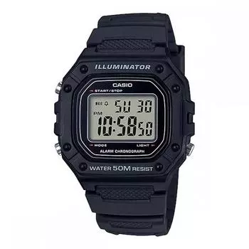 Цифровые W 218h 1a [CaSio] Стандартные CaSio Стандартные цифровые наручные часы мужские S женские Chief
