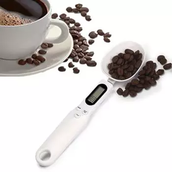 Цифровые весы электронные мерные ложки весы 500G/0.1G ЖК-дисплей пищевые весы мини кухонный инструмент для молока кофе весы темно-зеленого