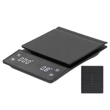 Цифровые весы для кофе с функцией таймера Электронные высокоточные светодиодные пищевые весы