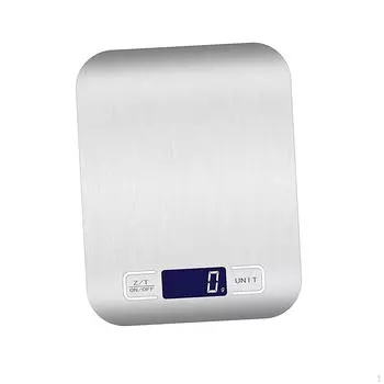 Цифровые весы Кухонные весы, высокоточные многоцелевые из нержавеющей стали с дисплеем, портативные