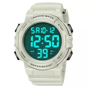 Цифровые водонепроницаемые до 50 Водонепроницаемые Спортивные на открытом воздухе Цифровые светодиодные часы с инструкцией по эксплуатации в комплекте Мужские часы, счетчики, многофункциональные,