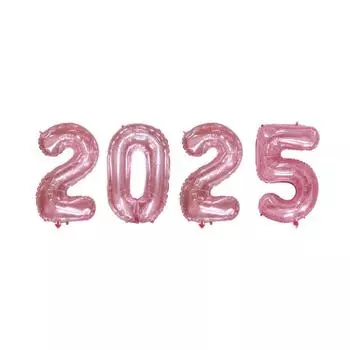 Цифровые воздушные шары Настройки для вечеринок с воздушными шарами Новогоднее украшение Украшение внутреннего сада Приветствующий новогодний воздушный шар One Size