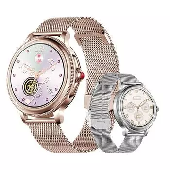 Цифровые женские наручные умные часы Bluetooth для звонков, фитнеса, здорового монитора, женские спортивные водонепроницаемые умные часы для телефона Android i1pro white-RAM 4GB ROM 64GB