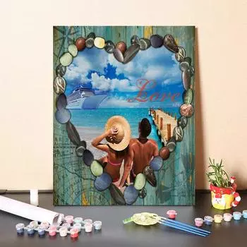Цифры Картина Холст DIY Картина По Номерам Домашнее Украшение Цифровая Картина Маслом Цифры Картина Маслом 40x50cm no frame