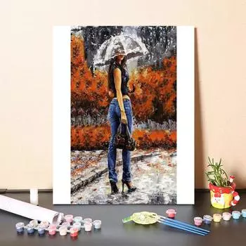 Цифры Картина маслом Цифровая картина маслом Холст Украшение дома Искусство DIY Картина по номерам 40x50cm no frame
