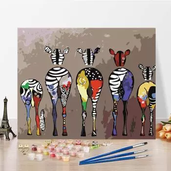 Цифры Картина Маслом Цифровая Картина Маслом Холст Искусство Украшения Дома DIY Картина По Номерам 40x50cm no frame