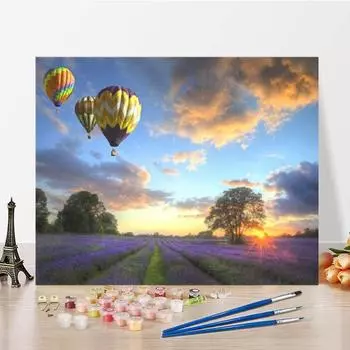 Цифры Картина маслом Цифровая картина маслом Украшение дома Искусство Холст DIY Картина по номерам 40x50cm no frame