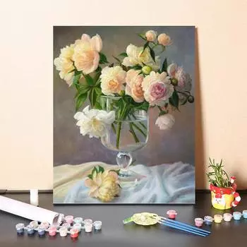 Цифры Картина Маслом Цифровая Живопись Маслом Искусство DIY Картина По Номерам Украшение Дома Холст 40x50cm no frame