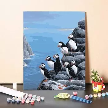 Цифры Картина маслом DIY Картина по номерам Холст Цифровая картина маслом Украшение дома Искусство 40x50cm no frame